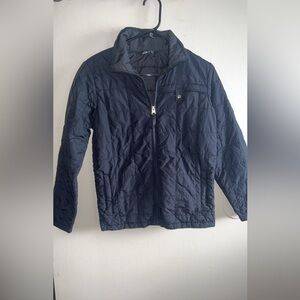 Boys large 14 / 16 Harway black the north face full zip jacket snap front